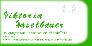 viktoria haselbauer business card